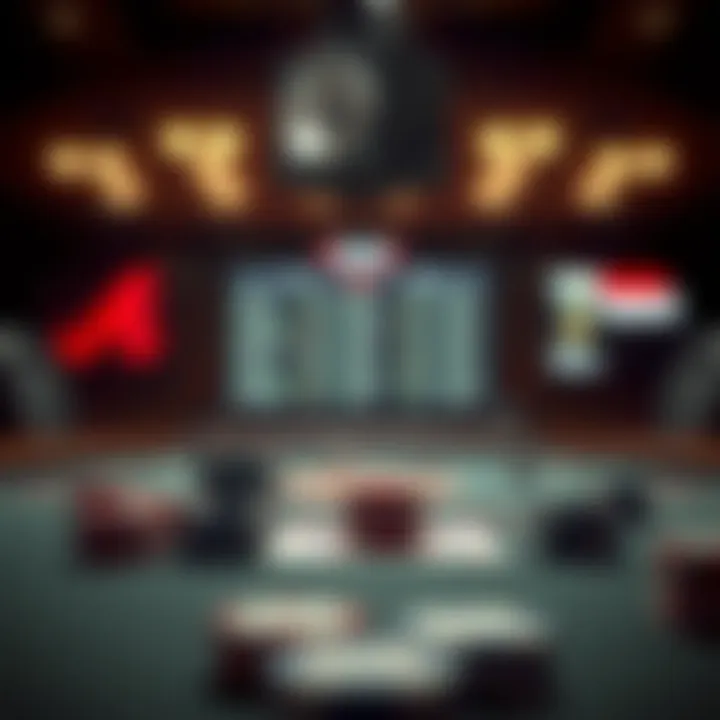 Visual representation of sports betting odds