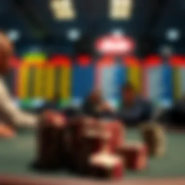 Illustration of psychological factors affecting betting behavior