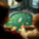 Strategic overview of a poker table setup