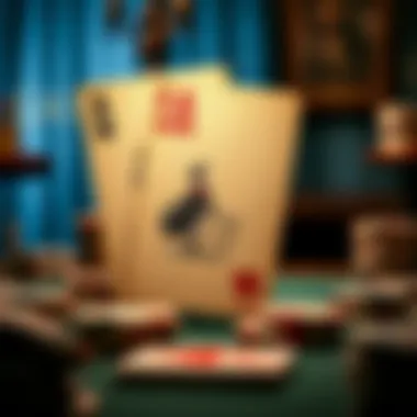 Historical Roots of Spades An illustration depicting the historical origins of the game of Spades