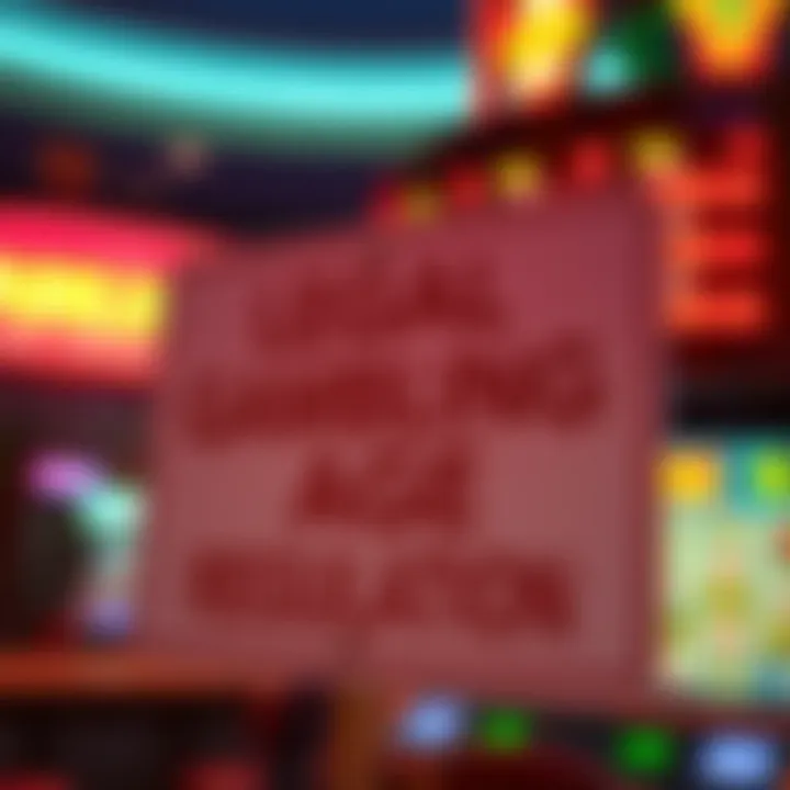 Legal Gambling Age Regulations in Florida Sign displaying legal gambling age regulations