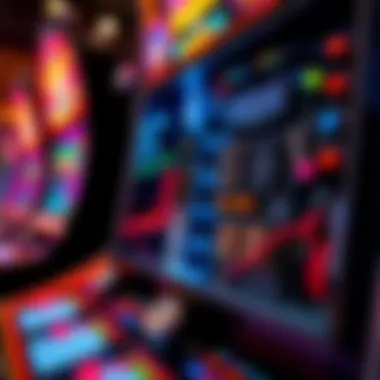 A close-up of technology components within a video gambling machine