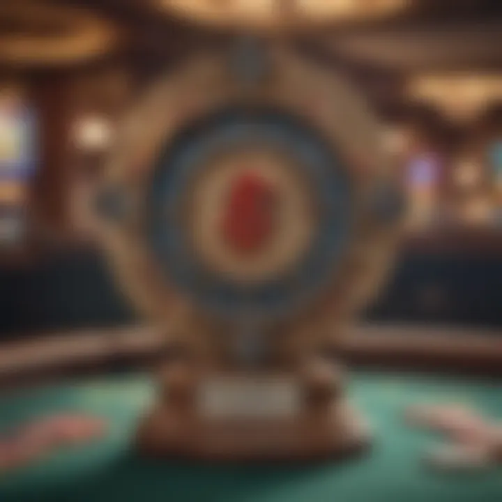 A trophy symbolizing success in casino gaming