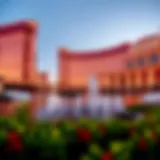 Panoramic view of Wynn Encore Boston Harbor showcasing its exterior architecture