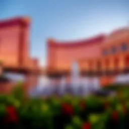 Panoramic view of Wynn Encore Boston Harbor showcasing its exterior architecture