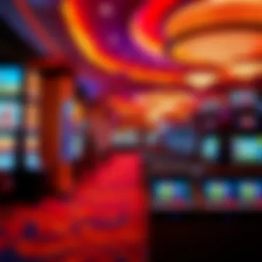 Vibrant gaming floor at Wynn Encore Boston Harbor showcasing gaming experiences