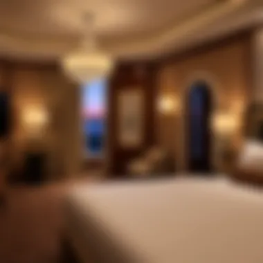 Elegant guest room interior at Wynn Encore Boston Harbor highlighting luxury