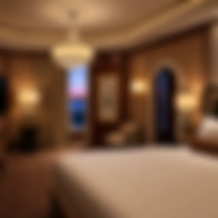 Elegant guest room interior at Wynn Encore Boston Harbor highlighting luxury