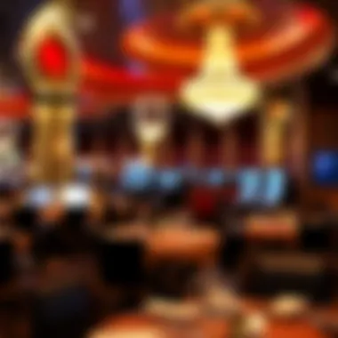 Luxurious dining area within the casino offering gourmet dishes